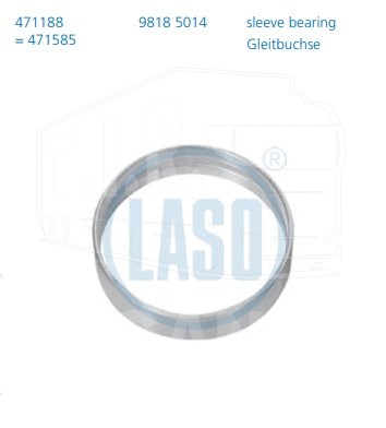 9818 5014, BUSHING, OIL PUMP — LASO