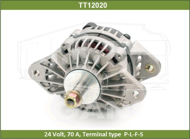 TT12020, Генератор 24v 70A — Tesla