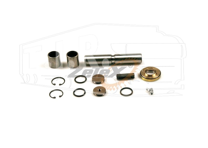 ZX11.0208, KING PIN KIT,AXLE STEERING KNUCKLE — ZeTeX