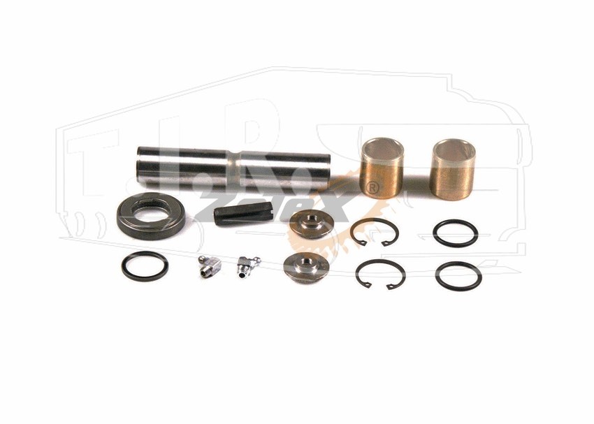 ZX11.0232, KING PIN KIT,AXLE STEERING KNUCKLE — ZeTeX