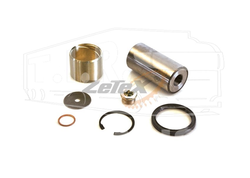 ZX11.0253, KING PIN KIT,AXLE STEERING KNUCKLE — ZeTeX