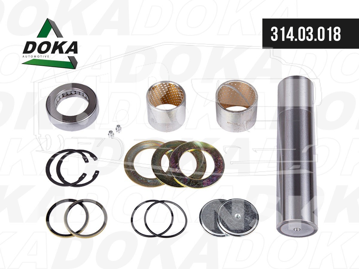 314.03.018, Ремкомплект шкворня, на сторону ?49.5*50*223 — DOKA
