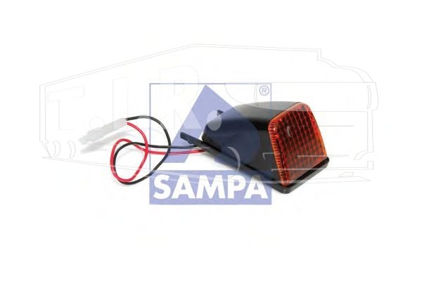 Габаритный фонарь автопоезда (со стеклом)