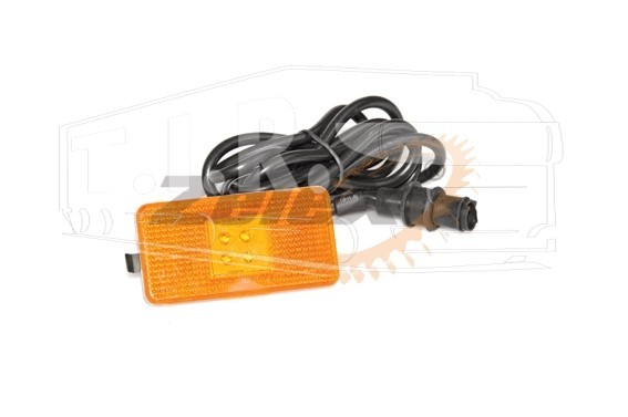 Фонарь габаритный боковой [с кабелем,LED 24V]