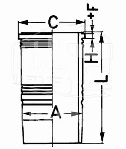 89 518 110, Гильза — Kolbenschmidt