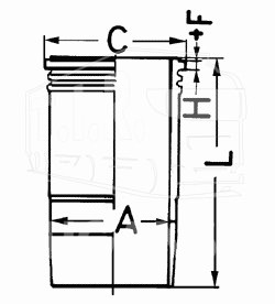 89395110, Гильза — Kolbenschmidt