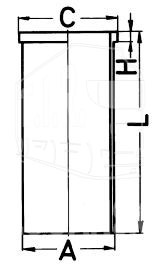 89 501 110, Гильза — Kolbenschmidt