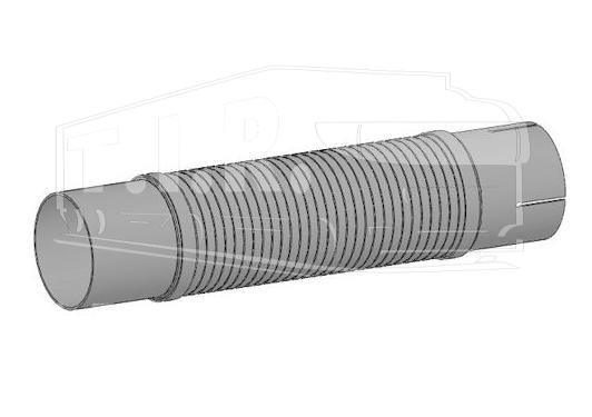 Гофра глушителя D90 L360