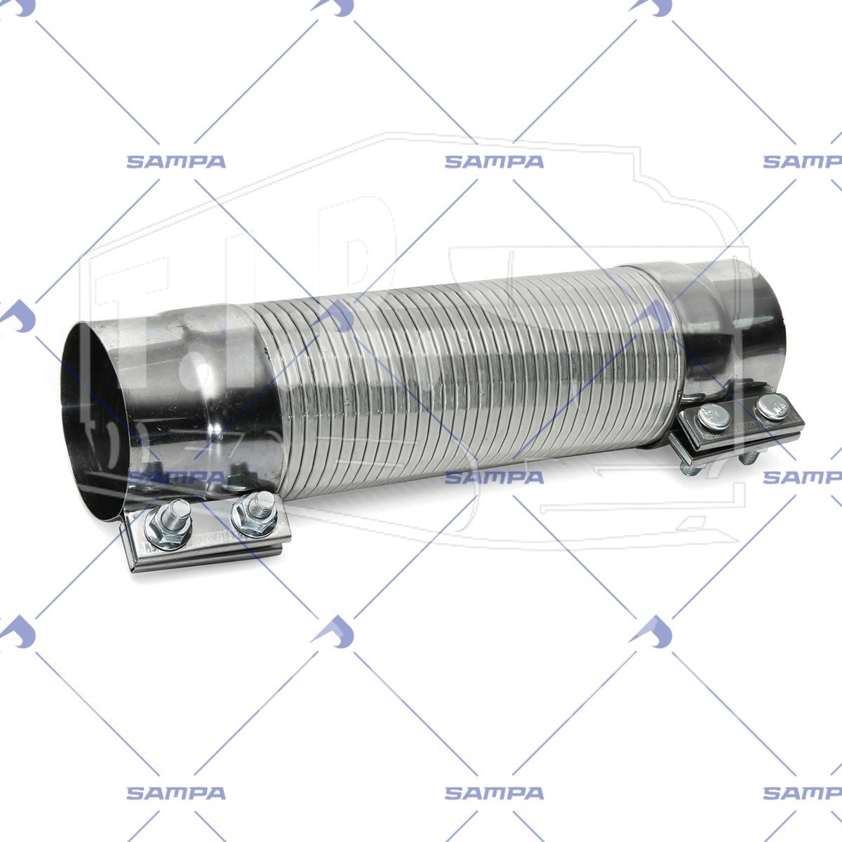 Гофра глушителя D90/L270