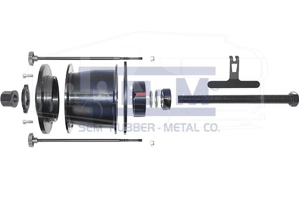 SEM1460, Съемник сайлентблока ECO Air COMPACT (для 02.031.43.80.0) — SEM