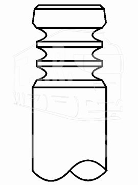 227 VE 30910 000, Клапан впускной 46*9*153,65 — Mahle
