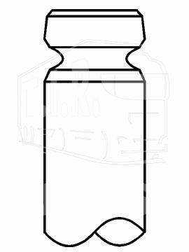 001 VA 30491 000, Клапан выпускной 41*9*145 — Mahle