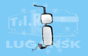 D70.7156, MIRROR COMPLETE WITH MIRROR LEVER LH — Kahveci