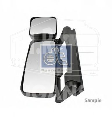 6.75201, Зеркало заднего вида, в сборе, лев., обогреваемое — Diesel Technic