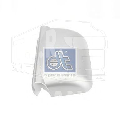 6.75300, Кожух зеркала, серебреный, Зеркало заднего вида — Diesel Technic
