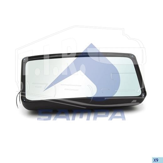 032.293, Зеркало 384*205 с подогревом — Sampa