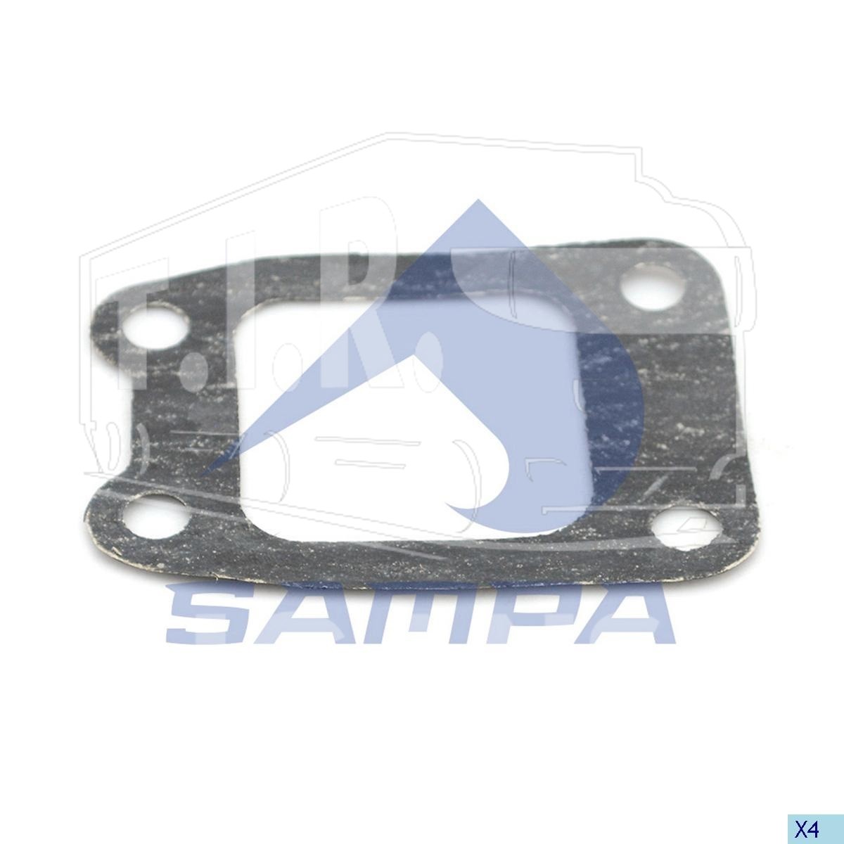 078.012, GASKET, INTAKE MANIFOLD — Sampa