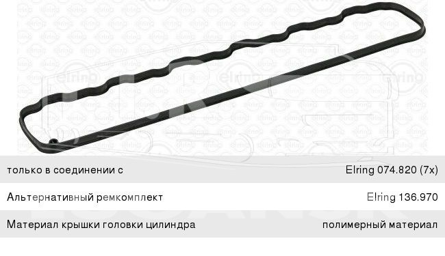 Прокладка крышки клапанов