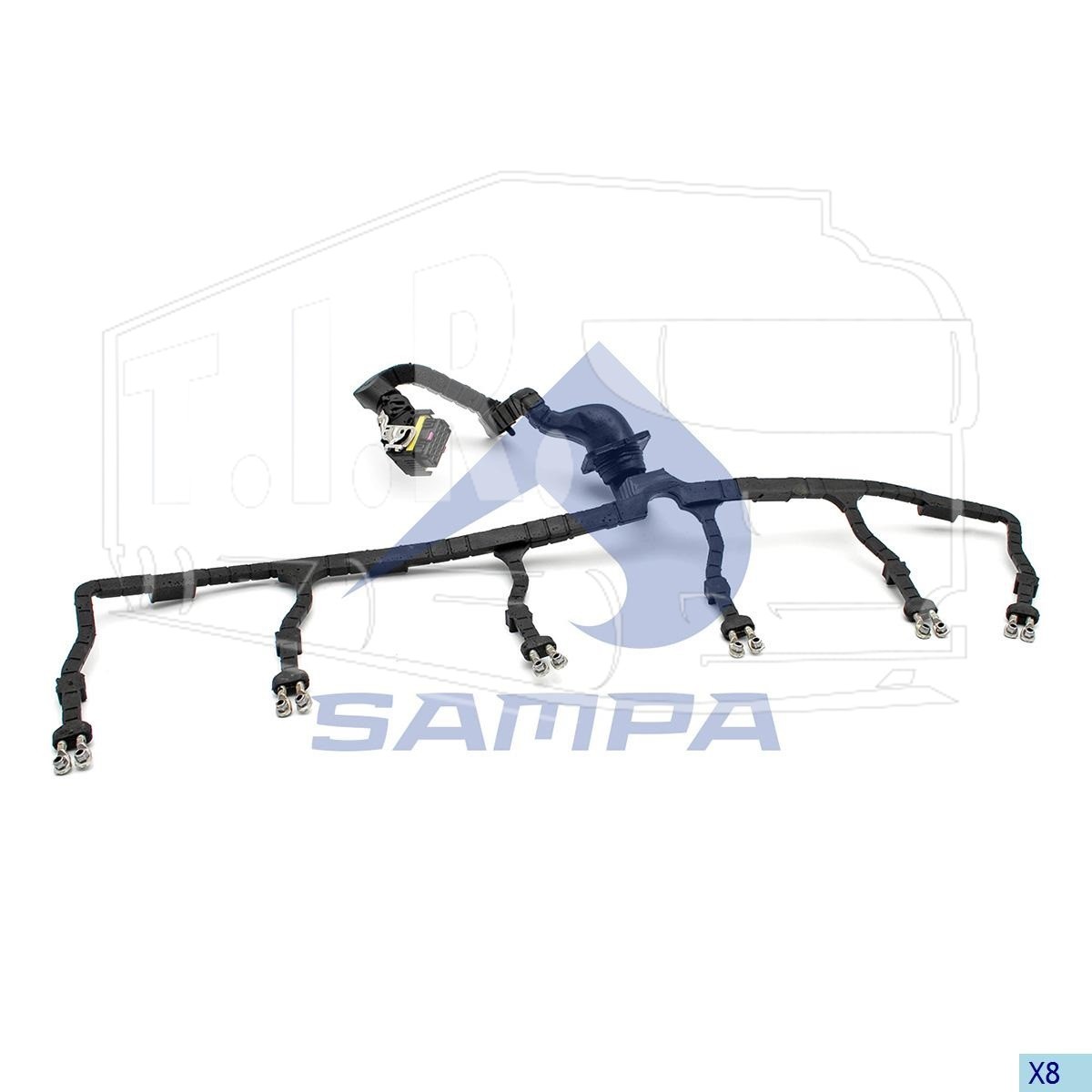 023.493, Жгут проводов, Форсунка — Sampa