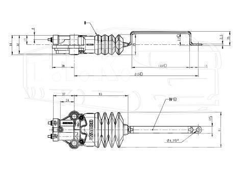 464 007 015 0, Кран уровня пола кабины — Wabco