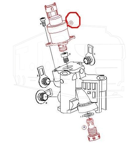 0 928 400 670, Клапан электромагнитный — Bosch