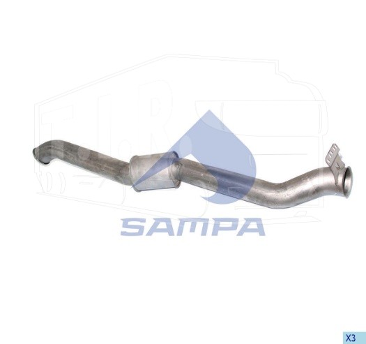 041.225, Труба выхлопная — Sampa