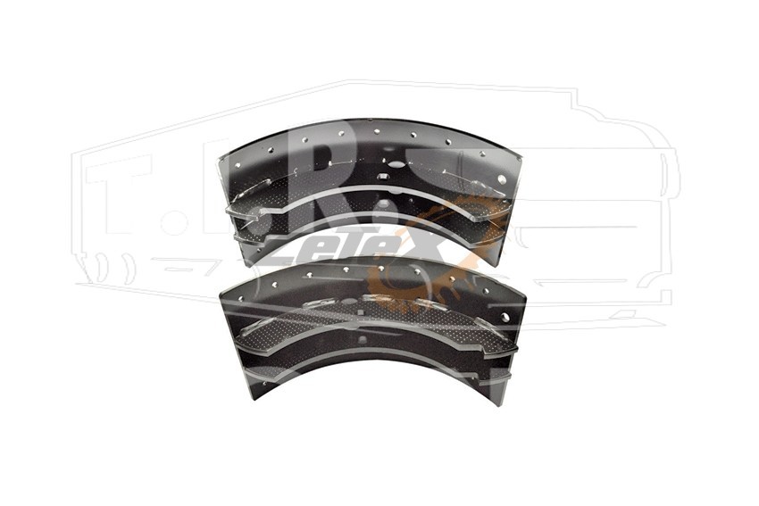 ZX13.0619, Колодка тормозная 175*410 (к-т 2шт) — ZeTeX