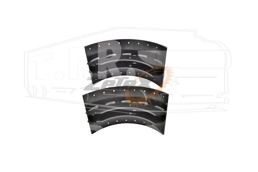 ZX13.0620, Колодка тормозная 200*410 (к-т 2шт) — ZeTeX