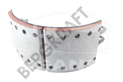 BK6905200, Колодка тормозная 180*420 (в сборе с накладками) — Bergkraft