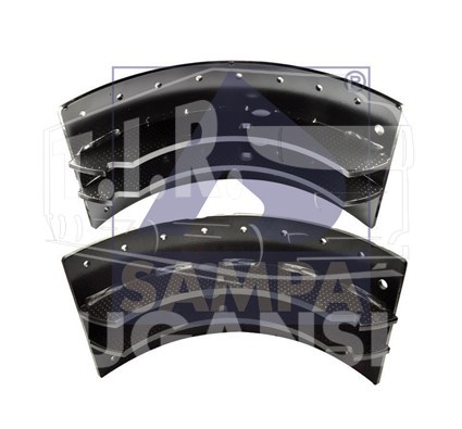 030.643, Колодка тормозная 175*410 (к-т 2шт) — Sampa