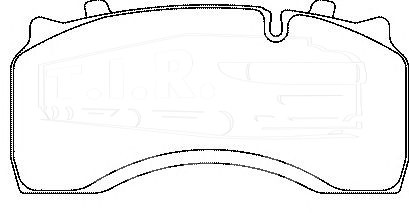 FCV1389, Колодки тормозные 205*97*30 — Ferodo
