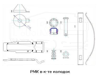 Колодки тормозные