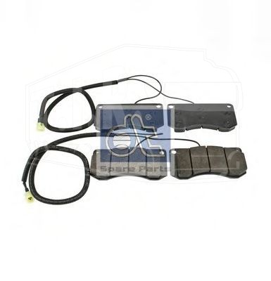 6.95111, Комплект тормозных колодок — Diesel Technic