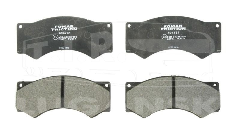 55494781PRO, Колодки тормозные — FOMAR