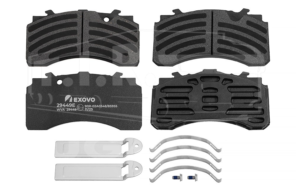 29449E, Колодки тормозные — EXOVO