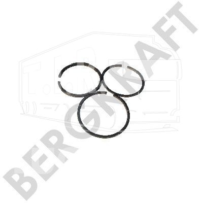 BK8501842, Кольца компрессора 80mm 0.75 (толщ. 2.5x2.5x4.0mm) — Bergkraft