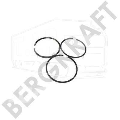 Кольца компрессора 90mm 0.75 (толщины 2.5x2.5x4.0mm)