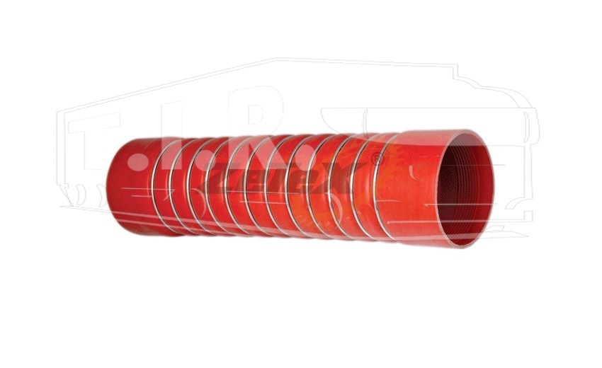 ZX15.0373, Патрубок интеркулера 100*425 — ZeTeX