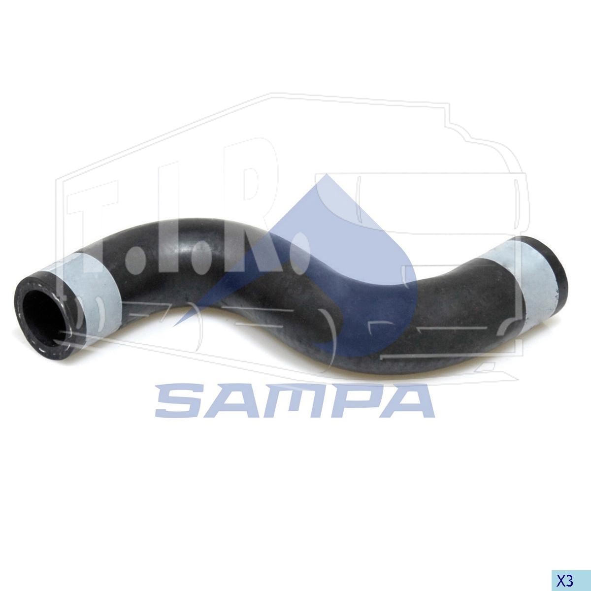 040.350, Патрубок радиатора — Sampa