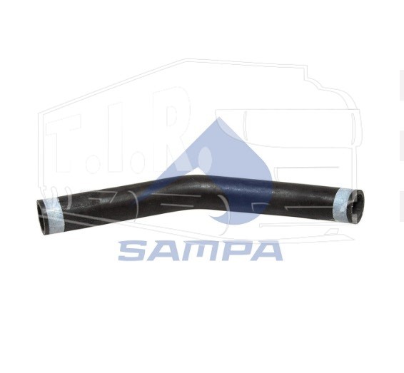 040.358, Патрубок радиатора 31*380 — Sampa