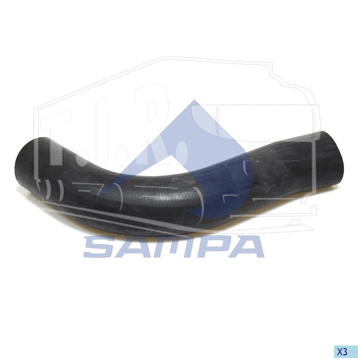 040.363, Патрубок радиатора — Sampa
