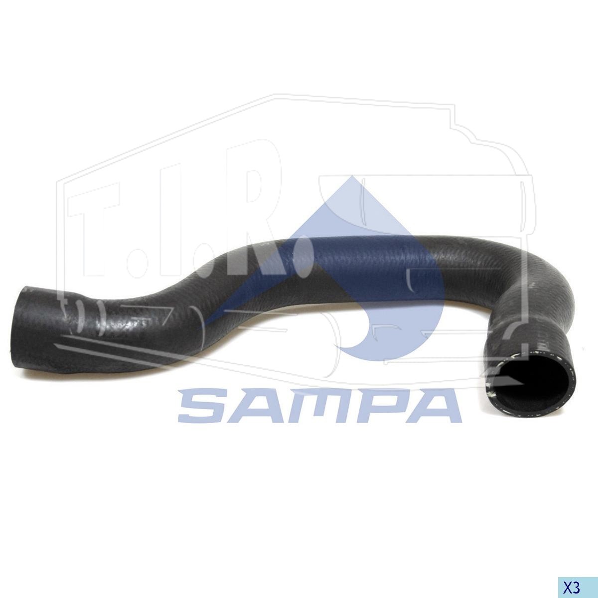 040.368, Патрубок радиатора — Sampa