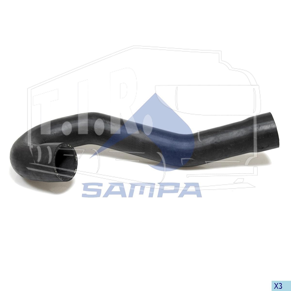 040.369, Патрубок радиатора — Sampa