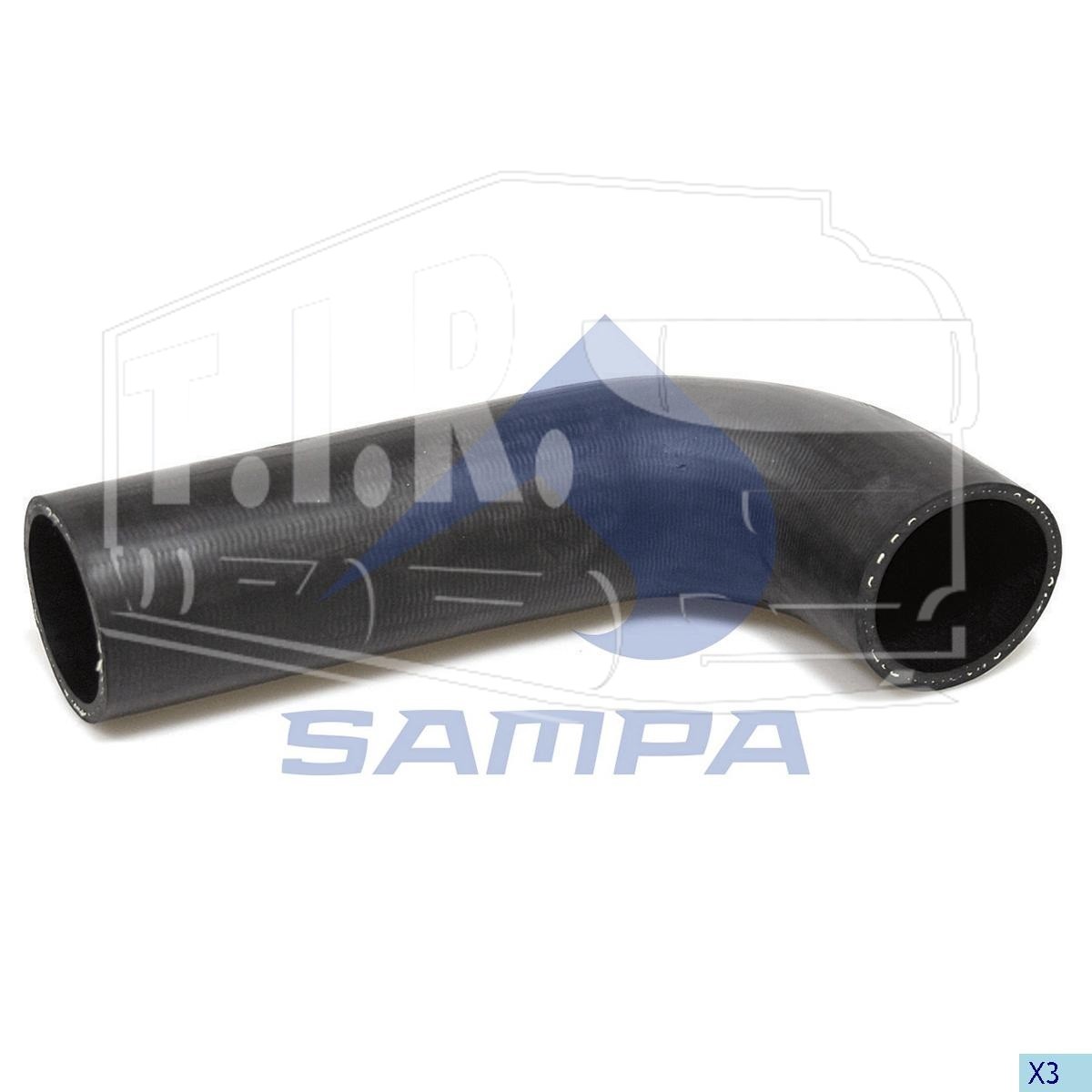 040.373, Патрубок радиатора — Sampa