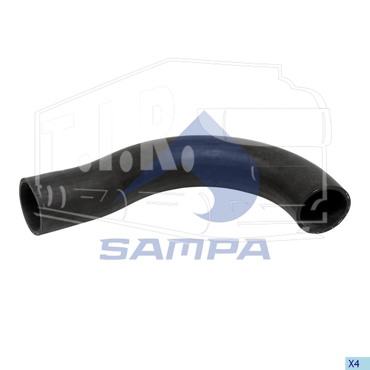 030.405, Патрубок радиатора — Sampa