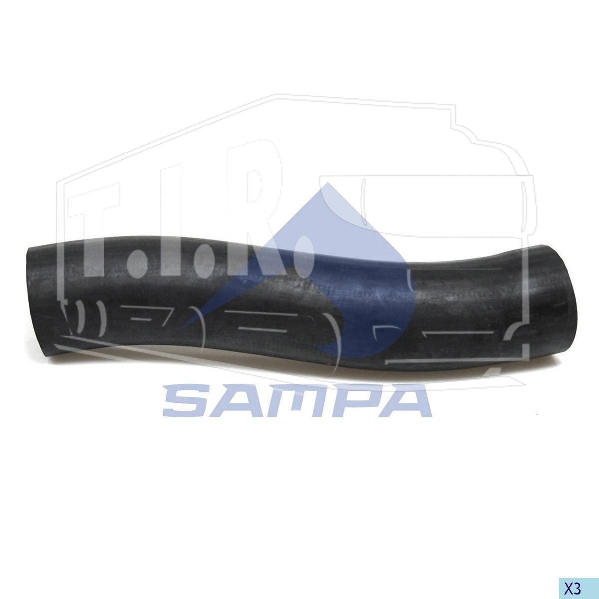 030.406, Патрубок радиатора — Sampa