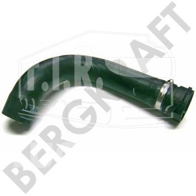 BK6120108, Патрубок радиатора 58*58*510 — Bergkraft