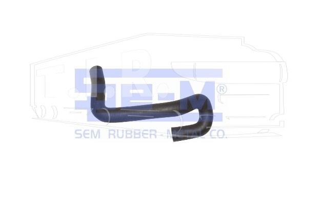 SEM8731, Патрубок радиатора печки — SEM