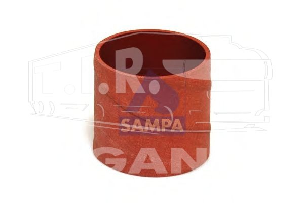050.255, Патрубок интеркулера 76*75 — Sampa