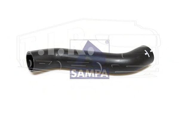 050.253, Патрубок радиатора 60*370 верх — Sampa